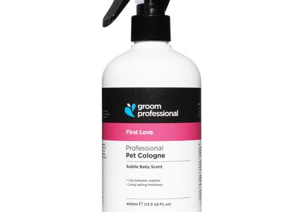 Groom Professional First Love Cologne – Long-Lasting Scented Eau de Toilette, 400ml Bottle