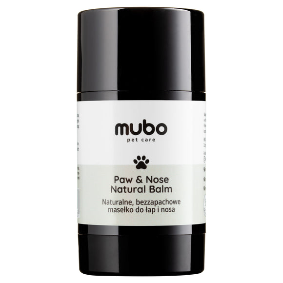 Mubo Paw & Nose Balm Stick 25g – Natural Fragrance-Free Moisturizing Butter Formula