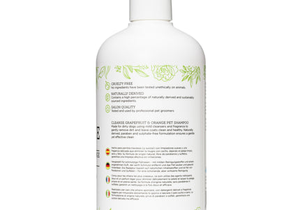Groom Professional Luxe Cleanse Citrus Concentrated Dog and Cat Shampoo