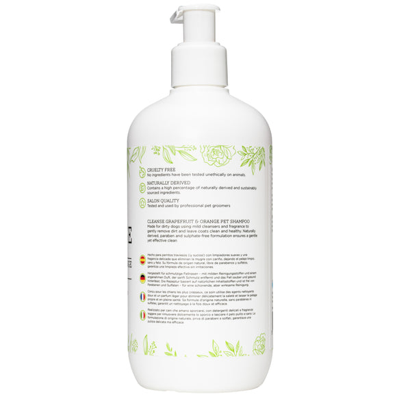 Groom Professional Luxe Cleanse Citrus Concentrated Dog and Cat Shampoo