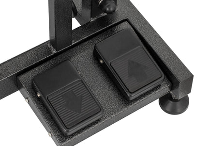 Blovi Luminous Pro Black Grooming Table with Lift and Illuminated LED Glass Top