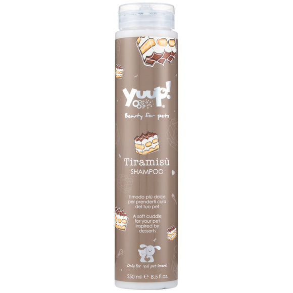 Yuup! Tiramisu Shampoo 250ml – Scented Gentle Cleanser with Italian Coffee Dessert Aroma