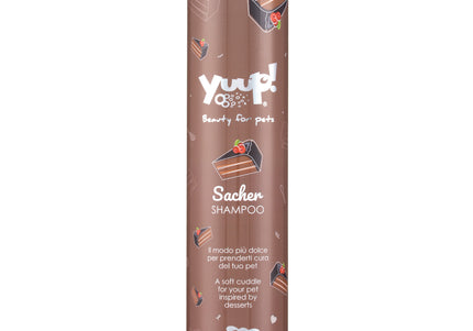 Yuup! Sacher Shampoo 250ml – Perfumed Chocolate Cake Scent, Gentle Cleansing Formula