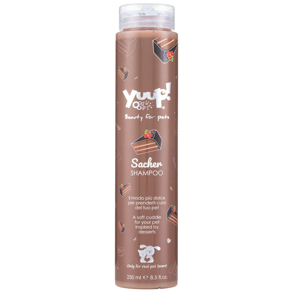 Yuup! Sacher Shampoo 250ml – Perfumed Chocolate Cake Scent, Gentle Cleansing Formula