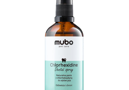 Mubo Chlorhexidine Dental Spray 100ml – Natural Oral Care Formula, No Brushing Needed