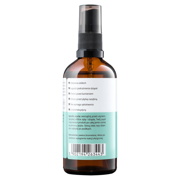 Mubo Chlorhexidine Dental Spray 100ml – Natural Oral Care Formula, No Brushing Needed