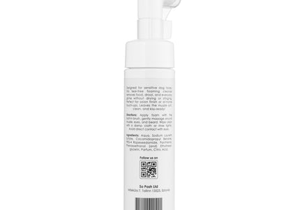 So Posh Muzzle Bubbles Face Cleanser Foam – Gentle Cleansing Formula, Mild and Effective