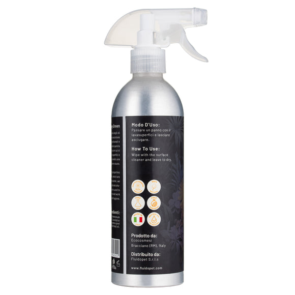 FluidoPet Shiny Green Universal Surface Cleaning Liquid with Natural Oils - 500 ml