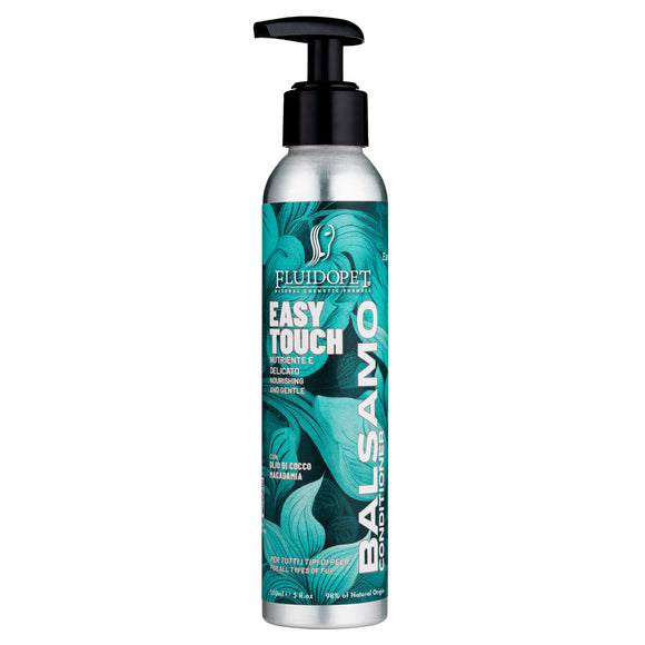 FluidoPet Easy Touch Conditioner – Professional Coat Softening Formula with Macadamia and Coconut Oil, 150ml