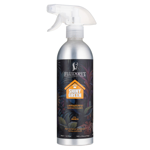 FluidoPet Shiny Green Universal Surface Cleaning Liquid with Natural Oils - 500 ml