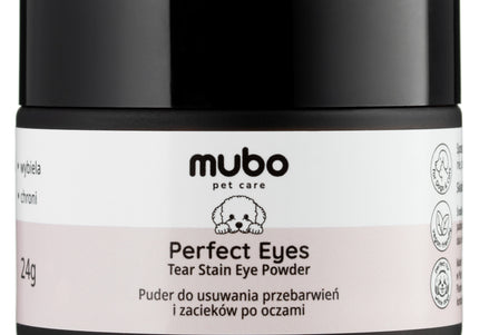 Mubo Perfect Eye Tear Stain Powder 24g – Gentle Stain-Removing Formula, Fast-Acting Results