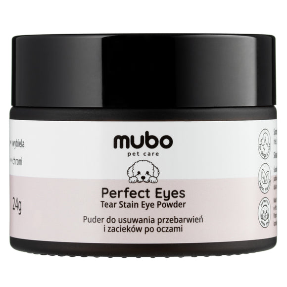 Mubo Perfect Eye Tear Stain Powder 24g – Gentle Stain-Removing Formula, Fast-Acting Results