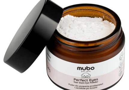 Mubo Perfect Eye Tear Stain Powder 24g – Gentle Stain-Removing Formula, Fast-Acting Results