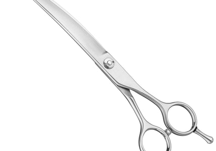 Jargem Premium 7.5 Inch Curved Grooming Scissors with Symmetrical Handle