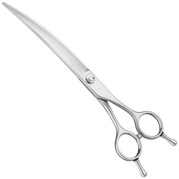 Jargem Premium 7.5 Inch Curved Grooming Scissors with Symmetrical Handle