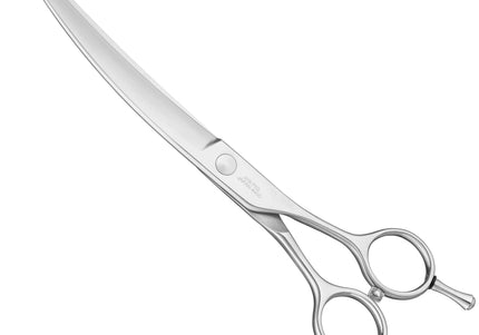 Jargem Premium 7.5 Inch Curved Grooming Scissors with Symmetrical Handle