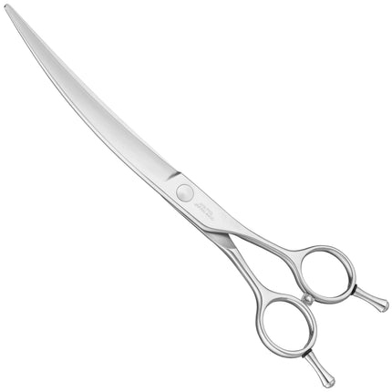 Jargem Premium 7.5 Inch Curved Grooming Scissors with Symmetrical Handle