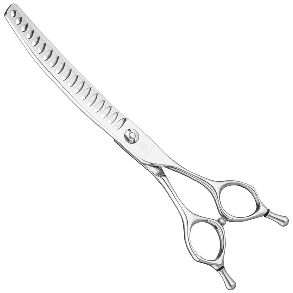 Jargem Premium Curved Chunker Shears with Symmetrical Handle