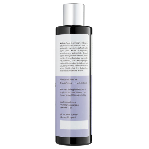 Mubo Silky Long Natural Shampoo 250ml – Gentle Formula for Long-Haired Coats, Nourishing Care