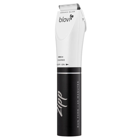 Blovi Zipp Cordless Finishing Clipper – Chrome Blade, Lightweight Black Design