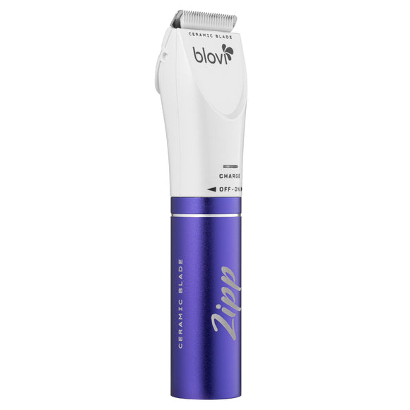 Blovi Zipp Cordless Finishing Clipper – Chrome Blade, Lightweight Black Design