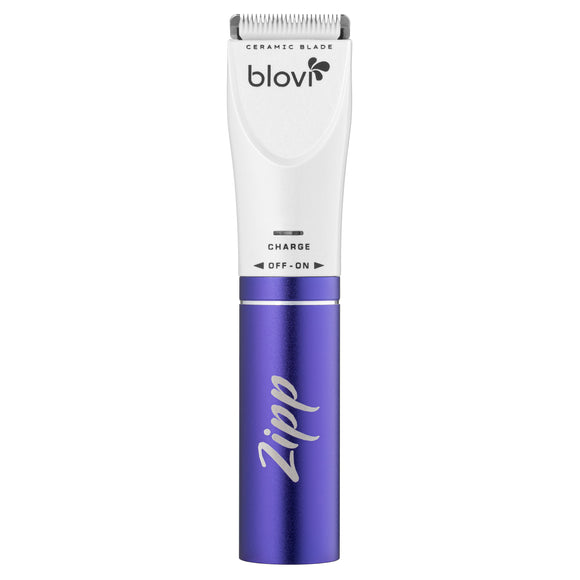 Blovi Zipp Cordless Finishing Clipper – Chrome Blade, Lightweight Black Design
