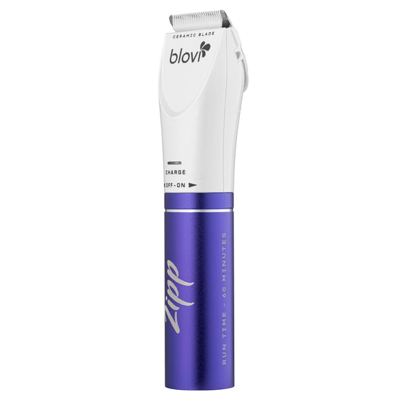 Blovi Zipp Cordless Finishing Clipper – Chrome Blade, Lightweight Black Design