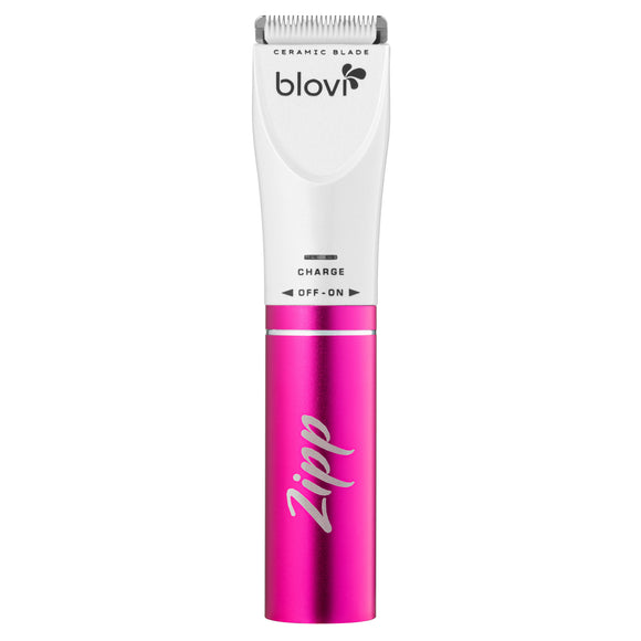 Blovi Zipp Cordless Finishing Clipper – Chrome Blade, Lightweight Black Design
