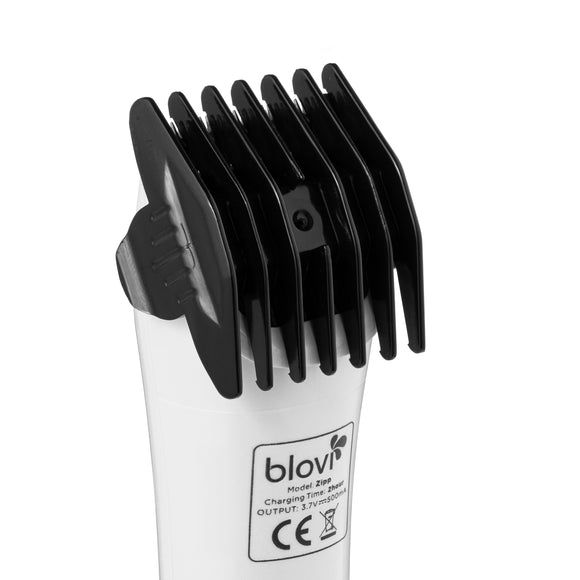 Blovi Zipp Cordless Finishing Clipper – Chrome Blade, Lightweight Black Design