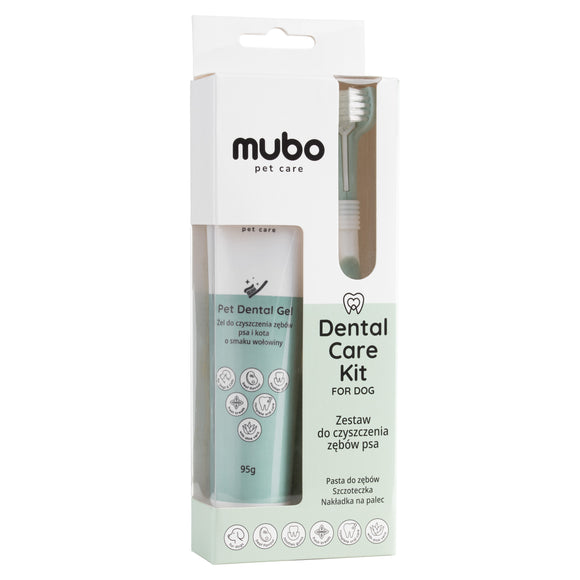 Mubo Dental Care Kit – Complete Teeth Cleaning Set with Toothpaste, Brush and Finger Cap