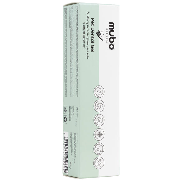 Mubo Pet Dental Gel 95g – Beef Flavor Toothpaste Gel, Effective Oral Hygiene Formula