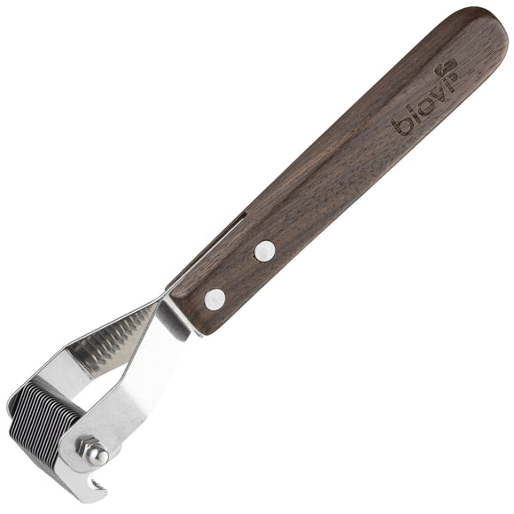 Blovi 20 Teeth Undercoat Rake – Narrow 1.5mm Hook Trimmer, Precision De-Shedding Tool