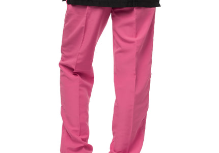 Blovi Trousers Pink – Safety Grooming Pants with Elastic Waist, Lightweight XS Size