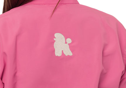 Blovi Overall Pink Protective Suit – Long Sleeves, Large Size, Lightweight Comfort