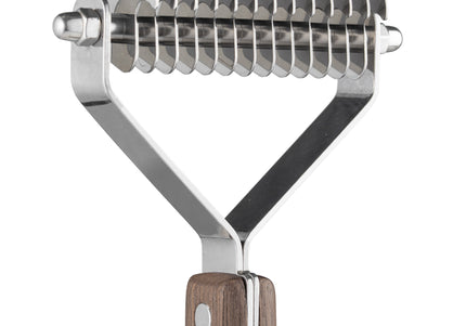 Blovi 12 Teeth Undercoat Rake – Medium 3mm Hook Trimmer, Efficient Coat De-Shedding Tool
