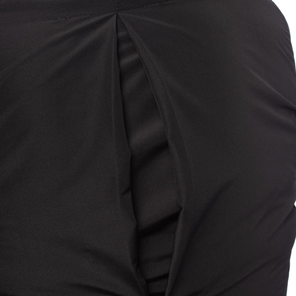 Blovi Athena Long Sleeve Grooming Blouse – Black with Blue Accents, 4XL, Lightweight Design