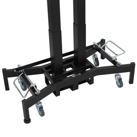 Blovi Comfort Lumix Electric Black Grooming Table – Illuminated Top, Dual Extension Arms, Adjustable Lift 119.5x61cm