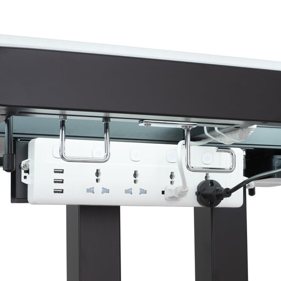 Blovi Comfort Lumix Electric Black Grooming Table – Illuminated Top, Dual Extension Arms, Adjustable Lift 119.5x61cm