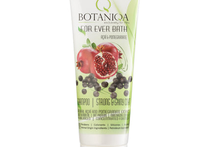 Botaniqa For Ever Bath Acai and Pomegranate Shampoo – Nourishing Formula, 250ml Bottle
