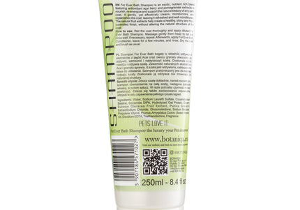 Botaniqa For Ever Bath Acai and Pomegranate Shampoo – Nourishing Formula, 250ml Bottle