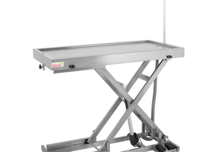 Blovi VT12 Very Low-Lowering Stainless Steel Veterinary Treatment Table
