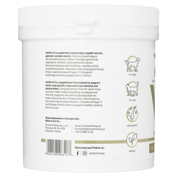 VetiGo K1 Omega 3 Dog and Cat Skin and Coat Supplement