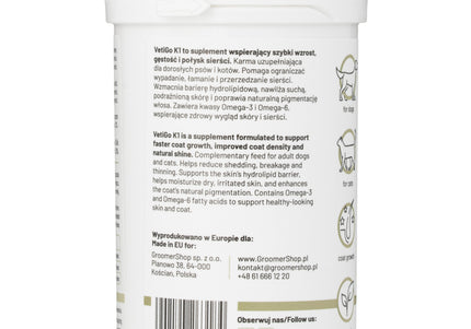 VetiGo K1 Omega 3 Dog and Cat Skin and Coat Supplement