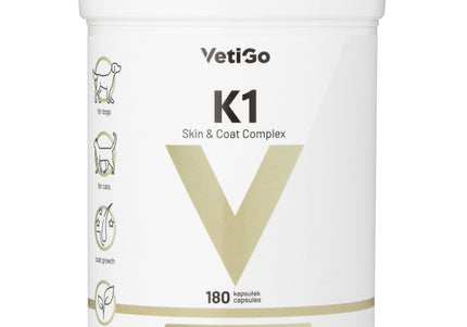 VetiGo K1 Omega 3 Dog and Cat Skin and Coat Supplement