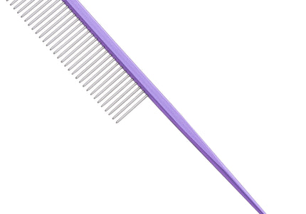 Blovi 18 cm Metal Rat Tail Comb with Medium Pin Spacing