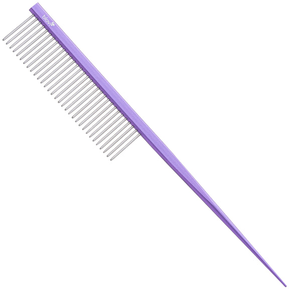 Blovi 18 cm Metal Rat Tail Comb with Medium Pin Spacing