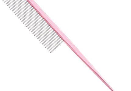 Blovi 18 cm Metal Rat Tail Comb with Medium Pin Spacing