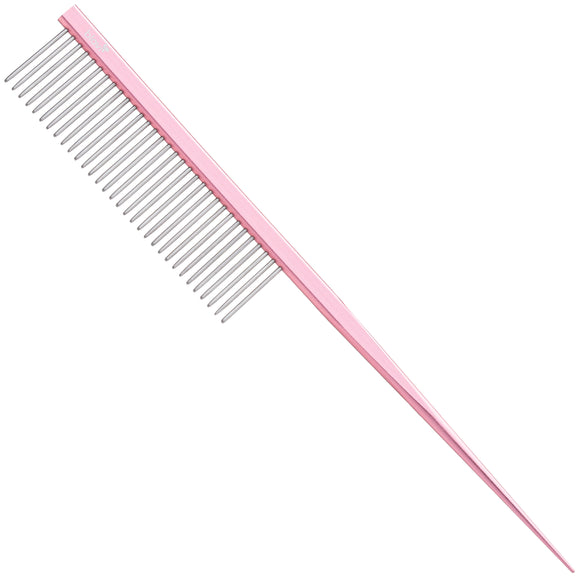 Blovi 18 cm Metal Rat Tail Comb with Medium Pin Spacing