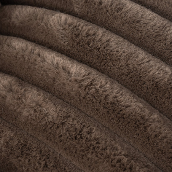 Biglo Cobe Hexagon Dark Brown Soft Dog and Cat Bed