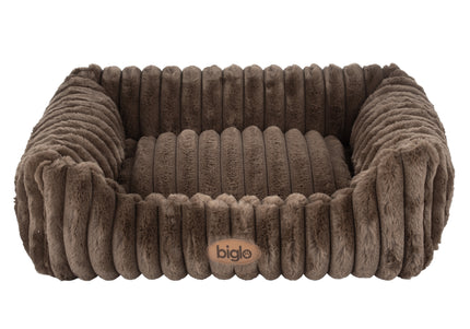 Biglo Cobe Dark Brown Comfortable and Soft Dog Sofa Bed